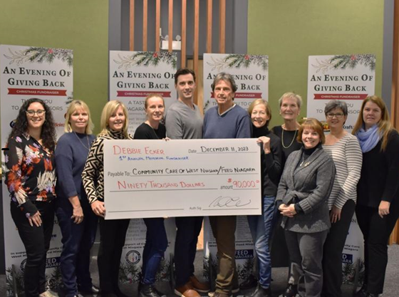 $90K raised for Community Care West Niagara as Christmas nears